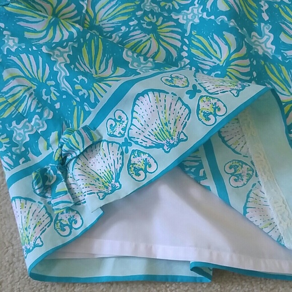 Lilly Pulitzer Worth Shift in Shorely Blue Twirly - Picture 5 of 8